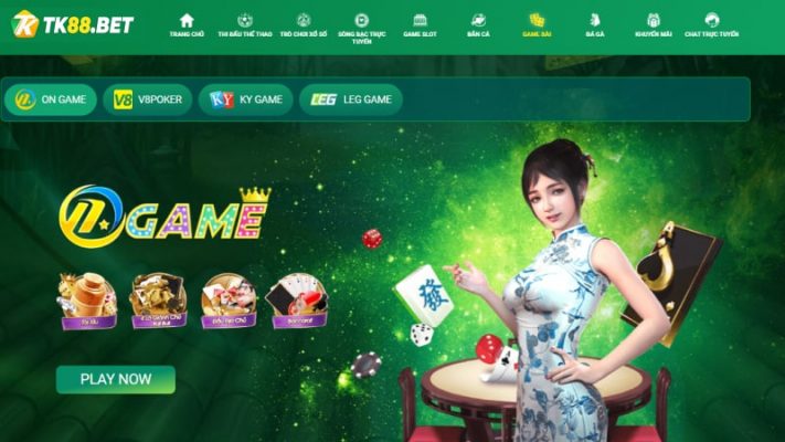 Đa dạng sảnh game cung cấp trò chơi Xóc đĩa online TK88