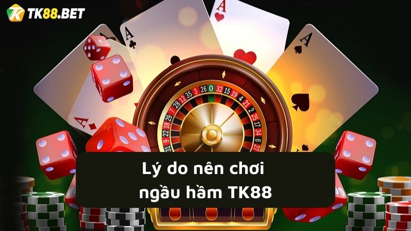 Lý do nên chơi ngầu hầm TK88